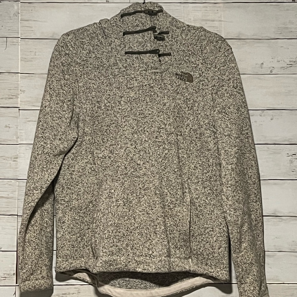 The North Face Women's Heathered Gray Crewneck Sweater